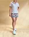 Tioria Short Sleeve Batik Print Polo