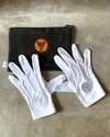 Custom Woven Premium Embroidery Pouch and Gloves