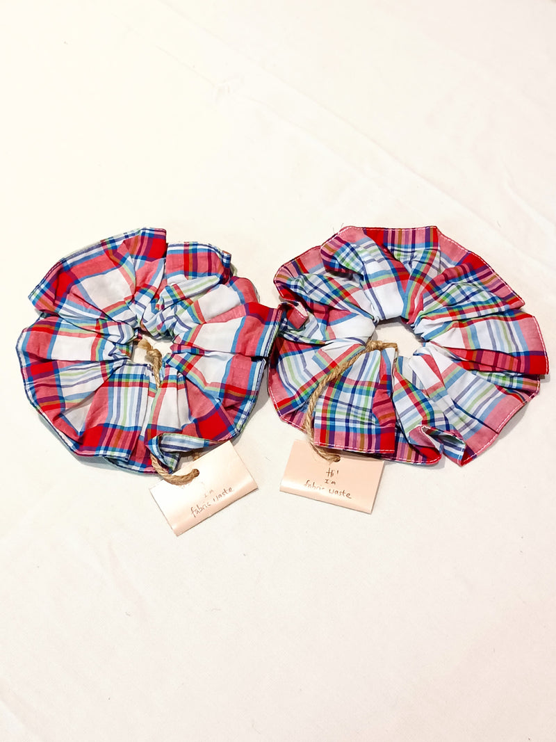 Premium Scrunchie / Ikat Rambut / Karet Rambut Tioria - Print
