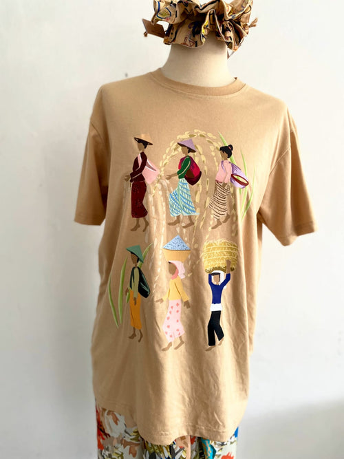 T-shirt Unisex Petani Beige