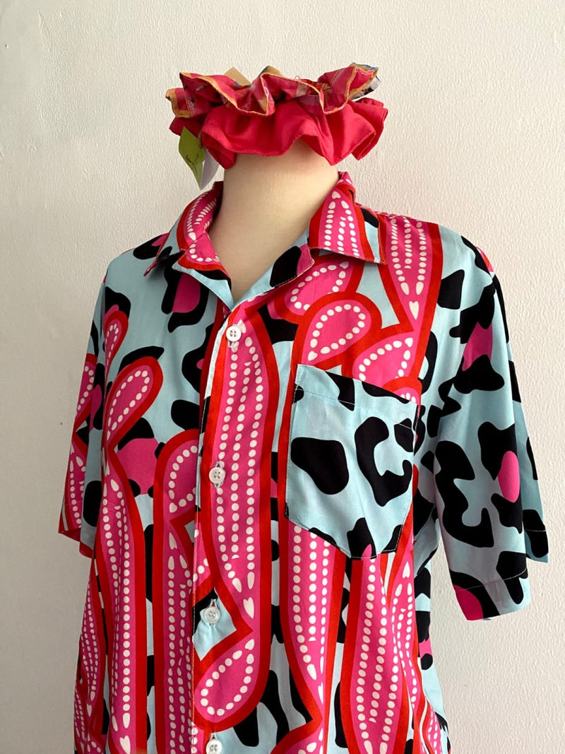 Summer Shirt Parang Pink Tioria By Caramia