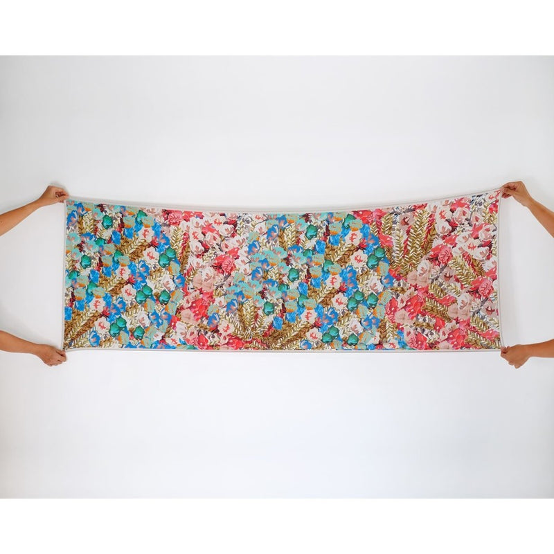 Long Scarf Floral Ondel-ondel Indonesian Motif