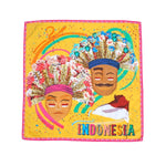 Bandana Ondel-Ondel Square Colorway Indonesian Motif