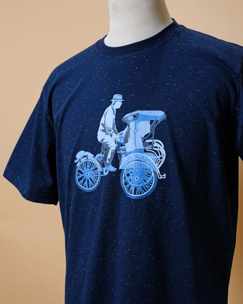 Tee shirt Becak Navy Unisex