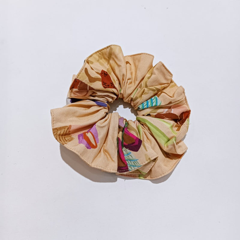 Premium Scrunchie / Ikat Rambut / Karet Rambut Tioria - Print