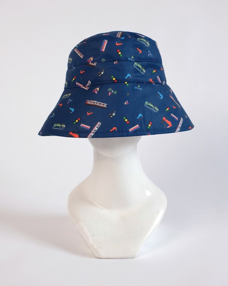 Bucket Hat Canvas Transportation Indonesia