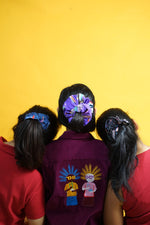 Premium Scrunchie / Ikat Rambut / Karet Rambut Tioria - Print