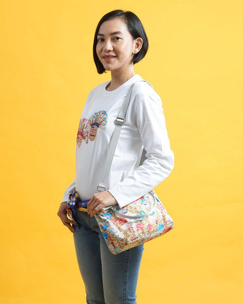 Tee Shirt Kaos Lengan Panjang Ondel-Ondel Unisex