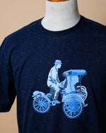 Tee shirt Becak Navy Unisex
