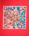 Handkerchief Floral Ondel-ondel White Indonesian Motif