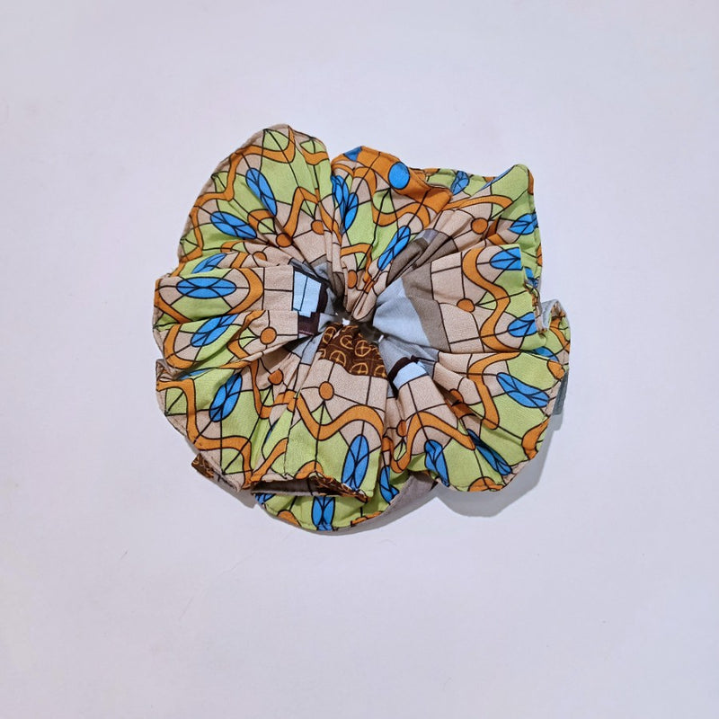 Premium Scrunchie / Ikat Rambut / Karet Rambut Tioria - Print