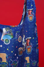 Foldable Bag Becak Indonesian Motif