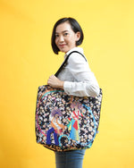 Totebag Batik Ondel-Ondel Black